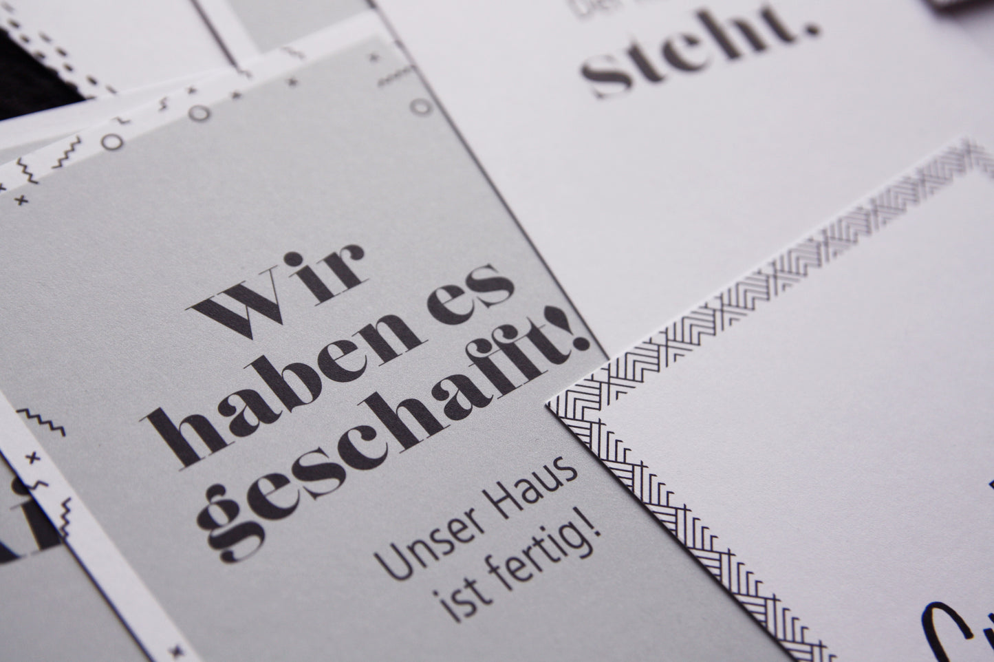 Meilensteinkarten "Abenteuer Hausbau" - 28 Karten im Set