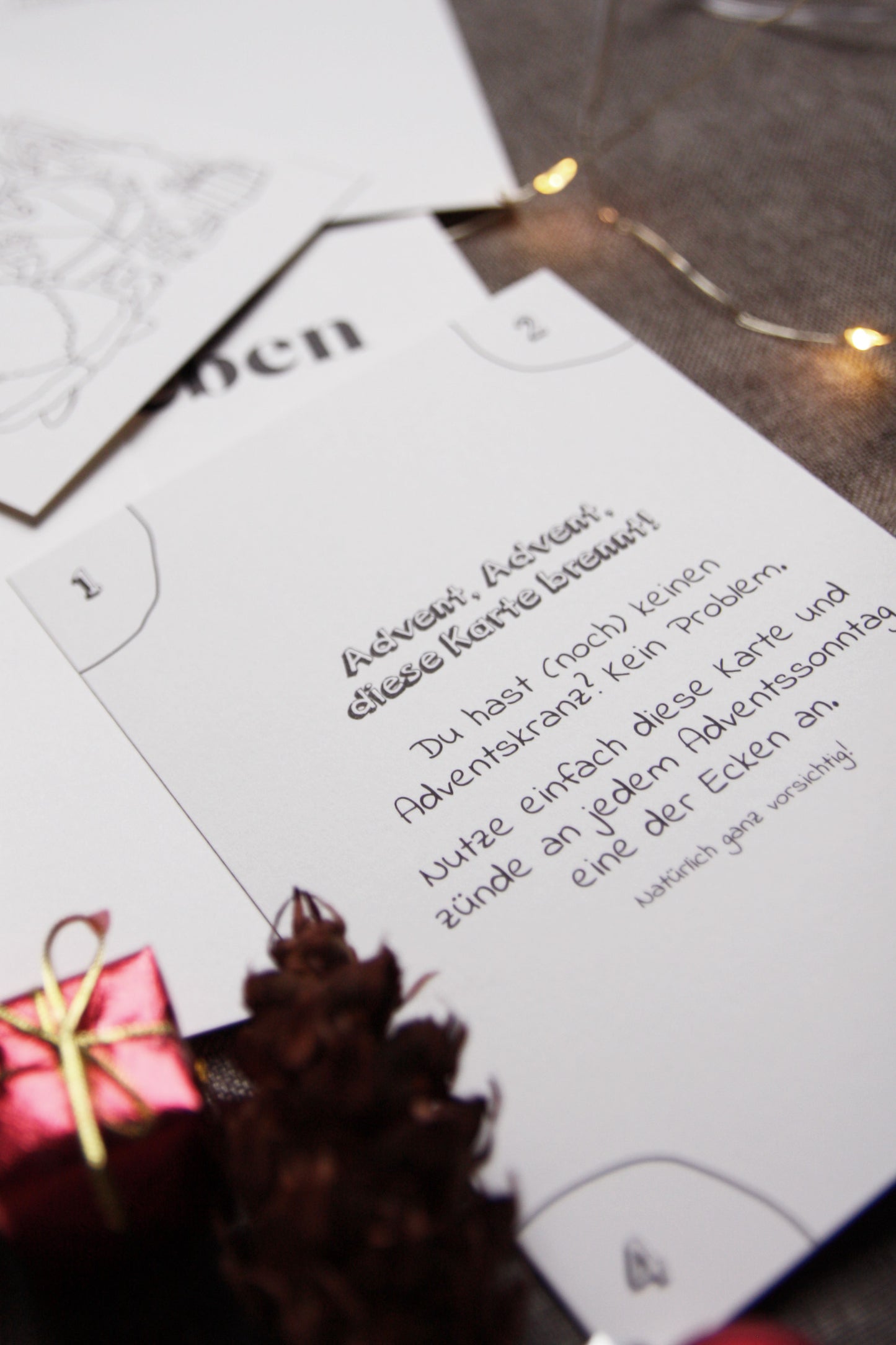 kreativer Kritzel-Adventskalender - Rätsel und lustige Aufgaben zum Schmunzeln