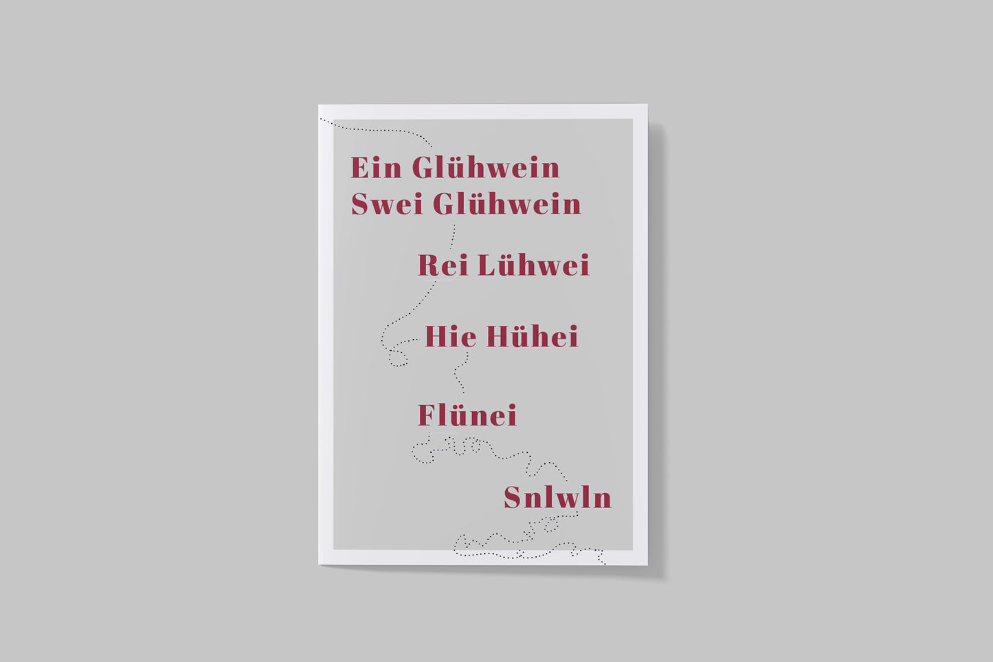 Postkarte "Glühwein-Abend"