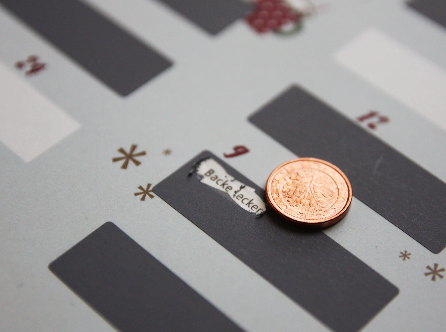 persönlicher Adventskalender zum Rubbeln - Achtsamkeit und Lustiges zum Eintragen