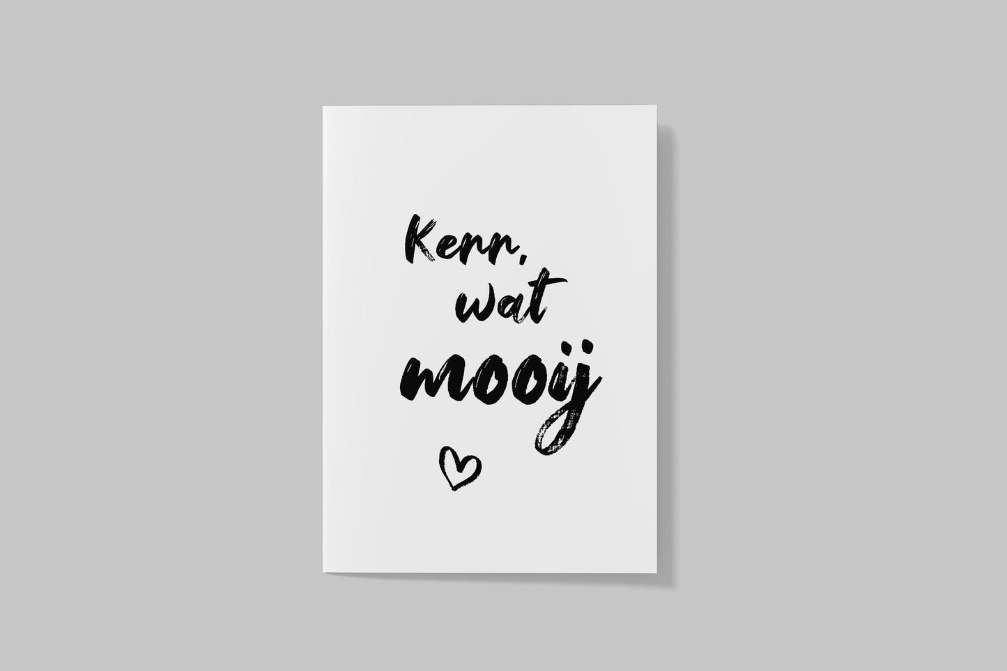 Postkarte "Kerr, wat mooij" - Plattdeutsch