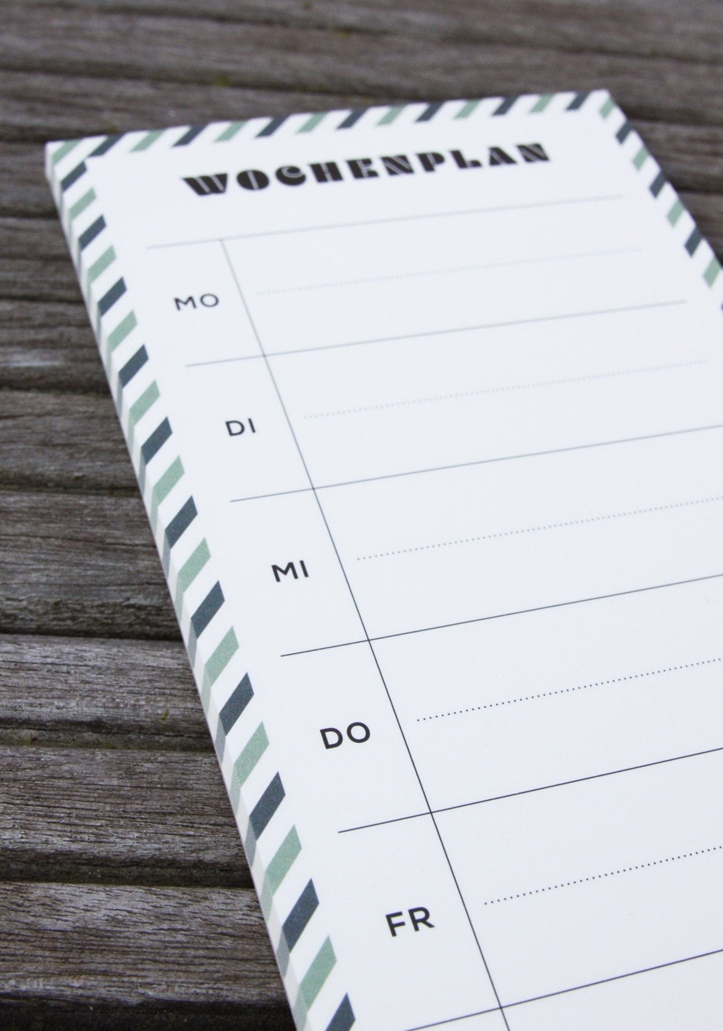 Wochenplan / Menüplan - DIN Lang