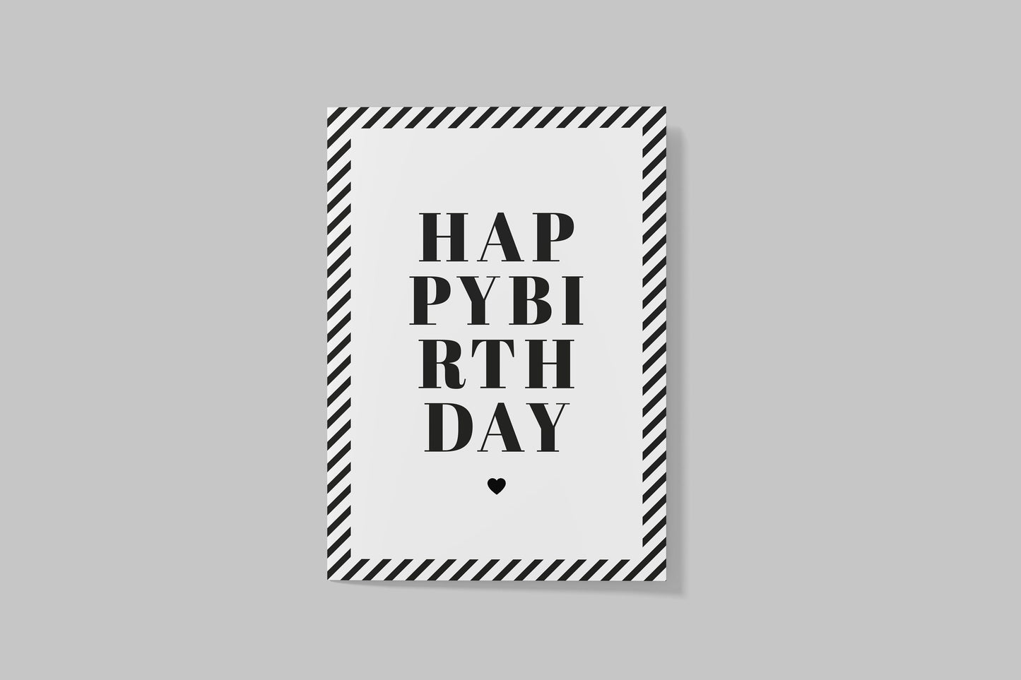 Postkarte "Happy Birthday"